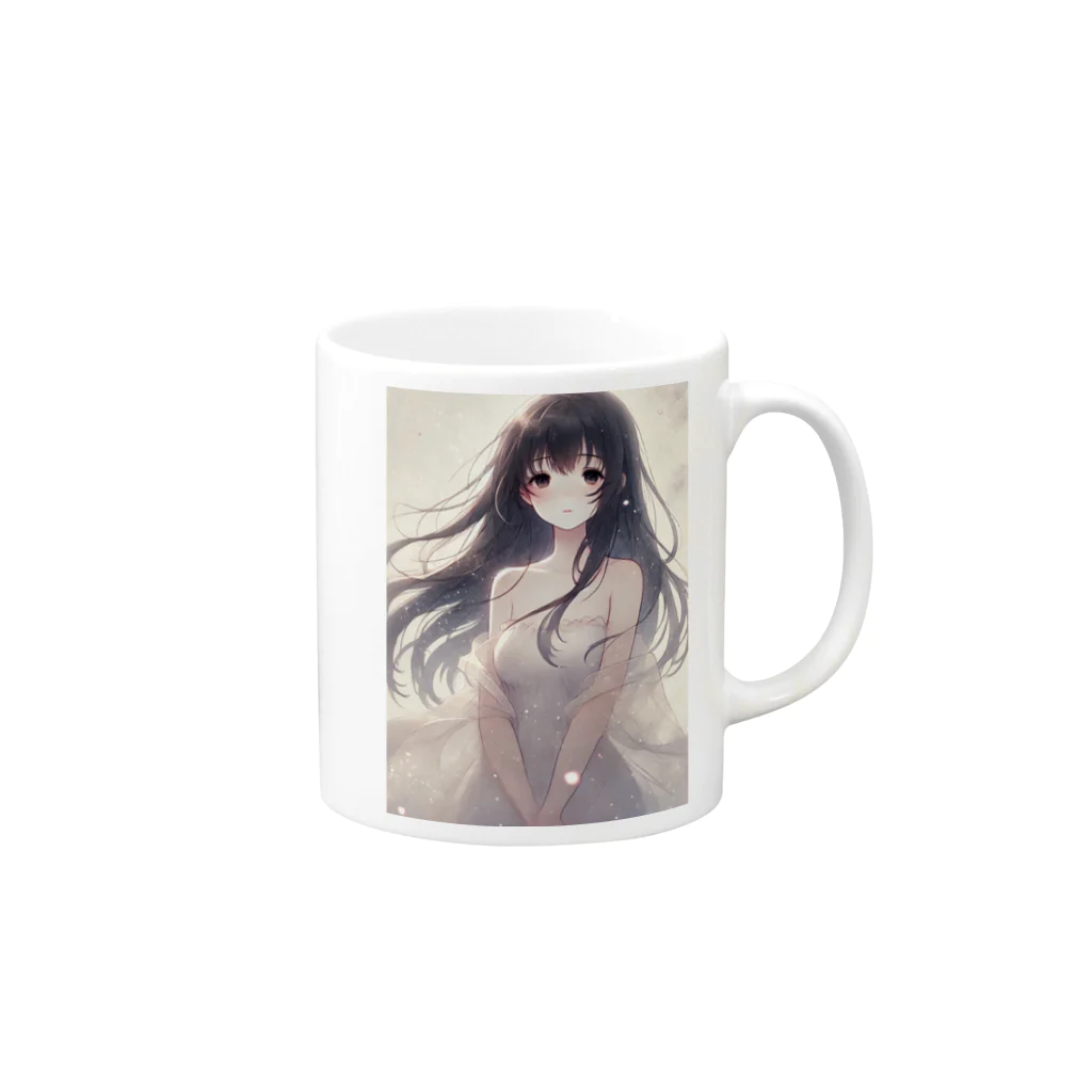 yudai666の儚い少女 Mug :right side of the handle