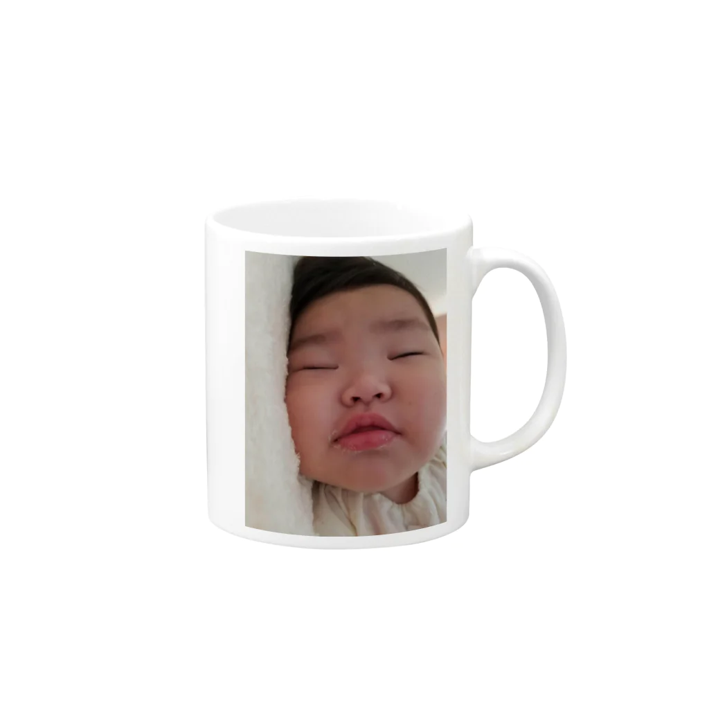 久保田大将のNEGAO Mug :right side of the handle