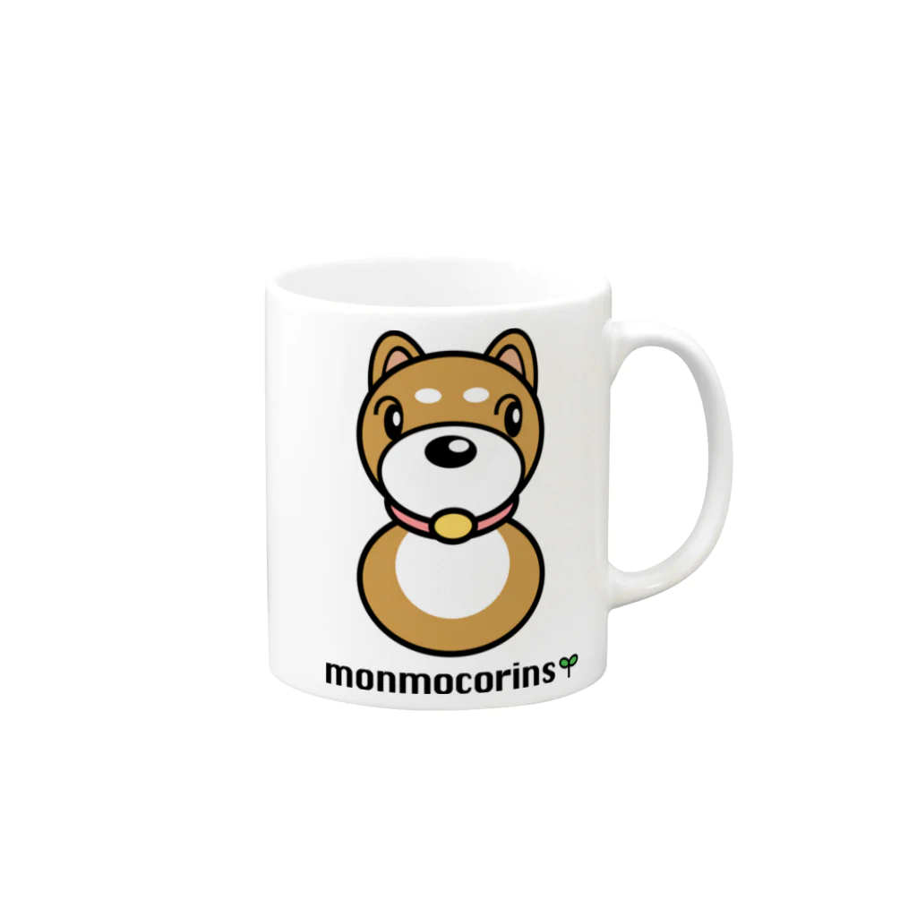 monmocorinsのmonmocorins マグカップの取っ手の右面