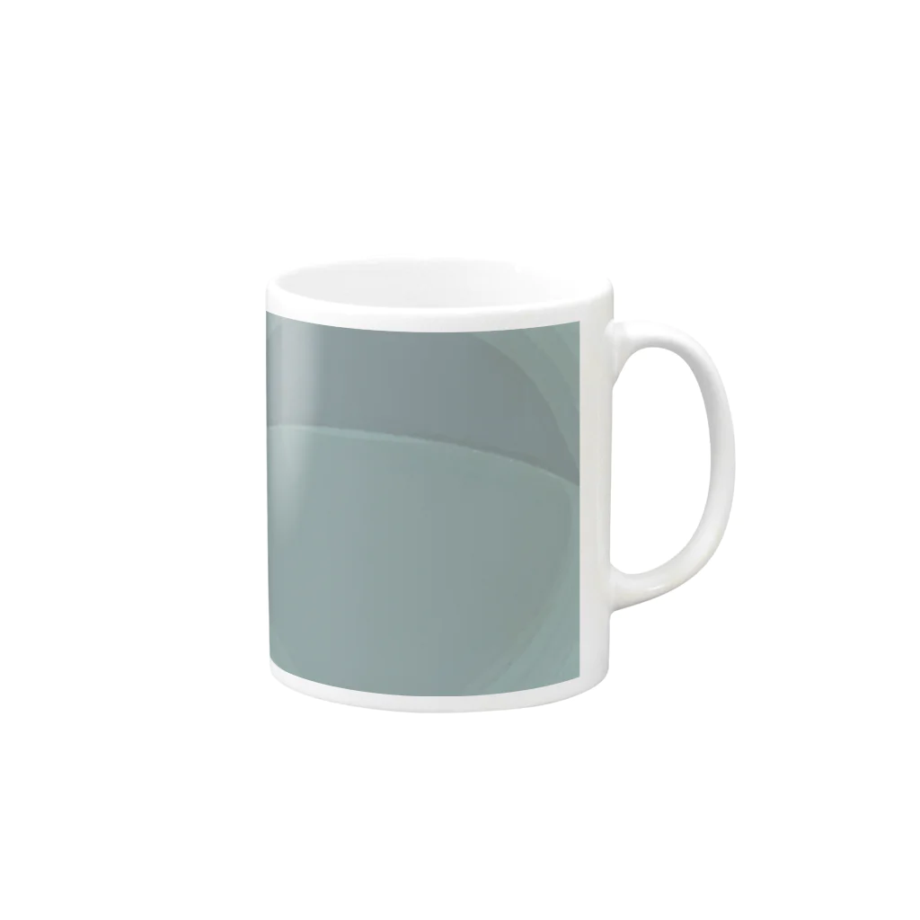 IMABURAIのWatercolor Mug :right side of the handle