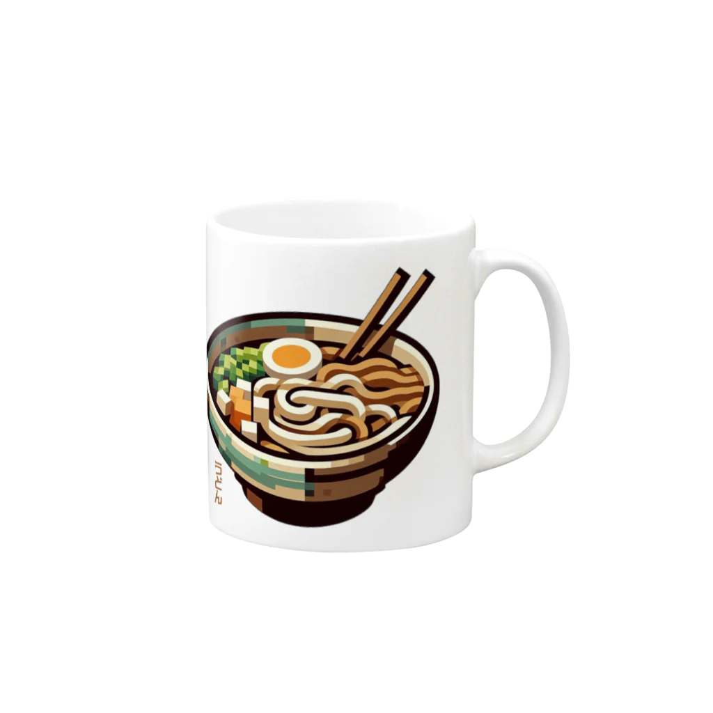 脂身通信Ｚのうどん_240701 Mug :right side of the handle