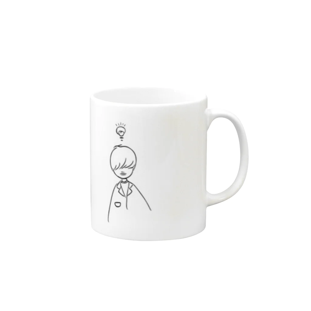 Ikotobaの閃きマッシュ Mug :right side of the handle