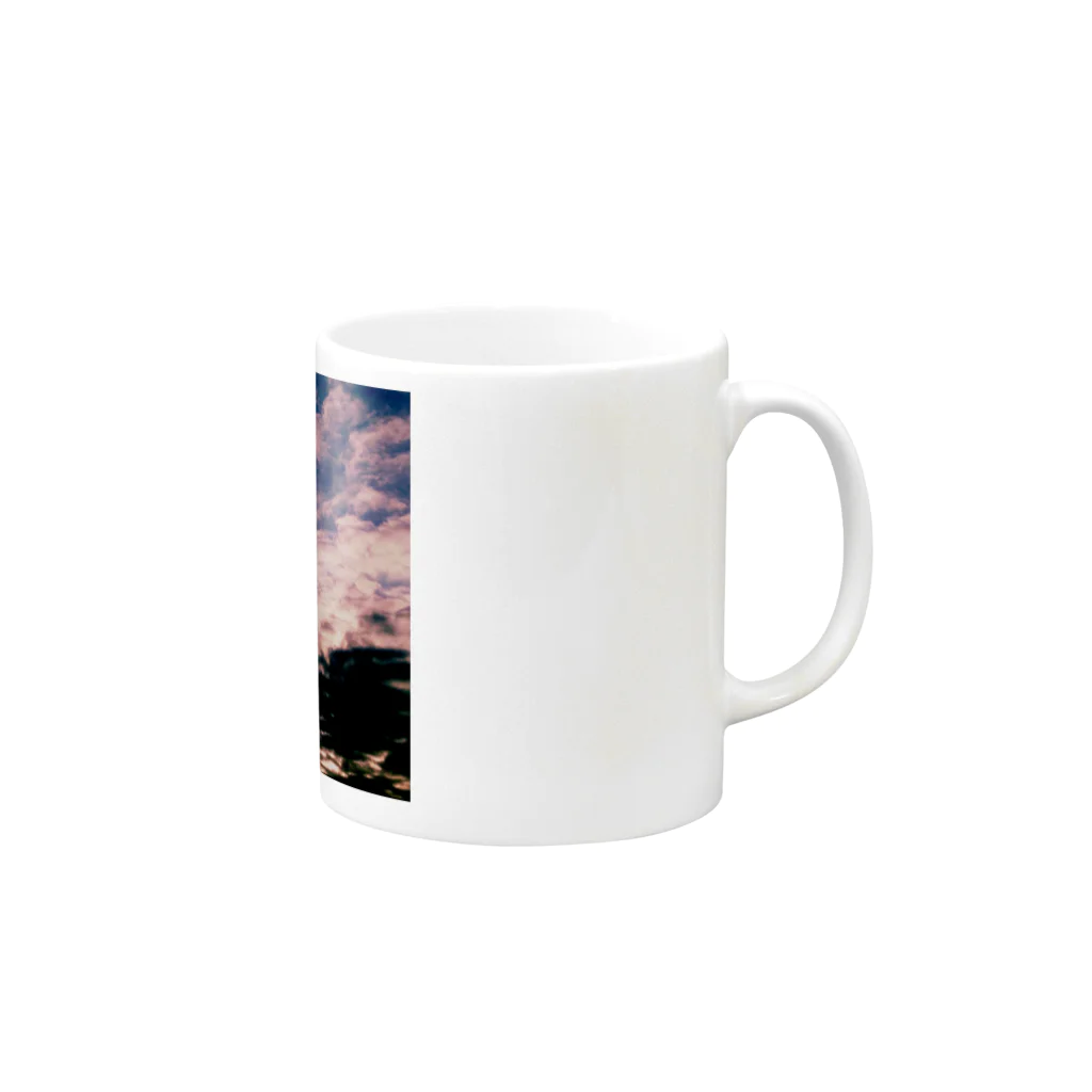 oyasumiのまたあした Mug :right side of the handle