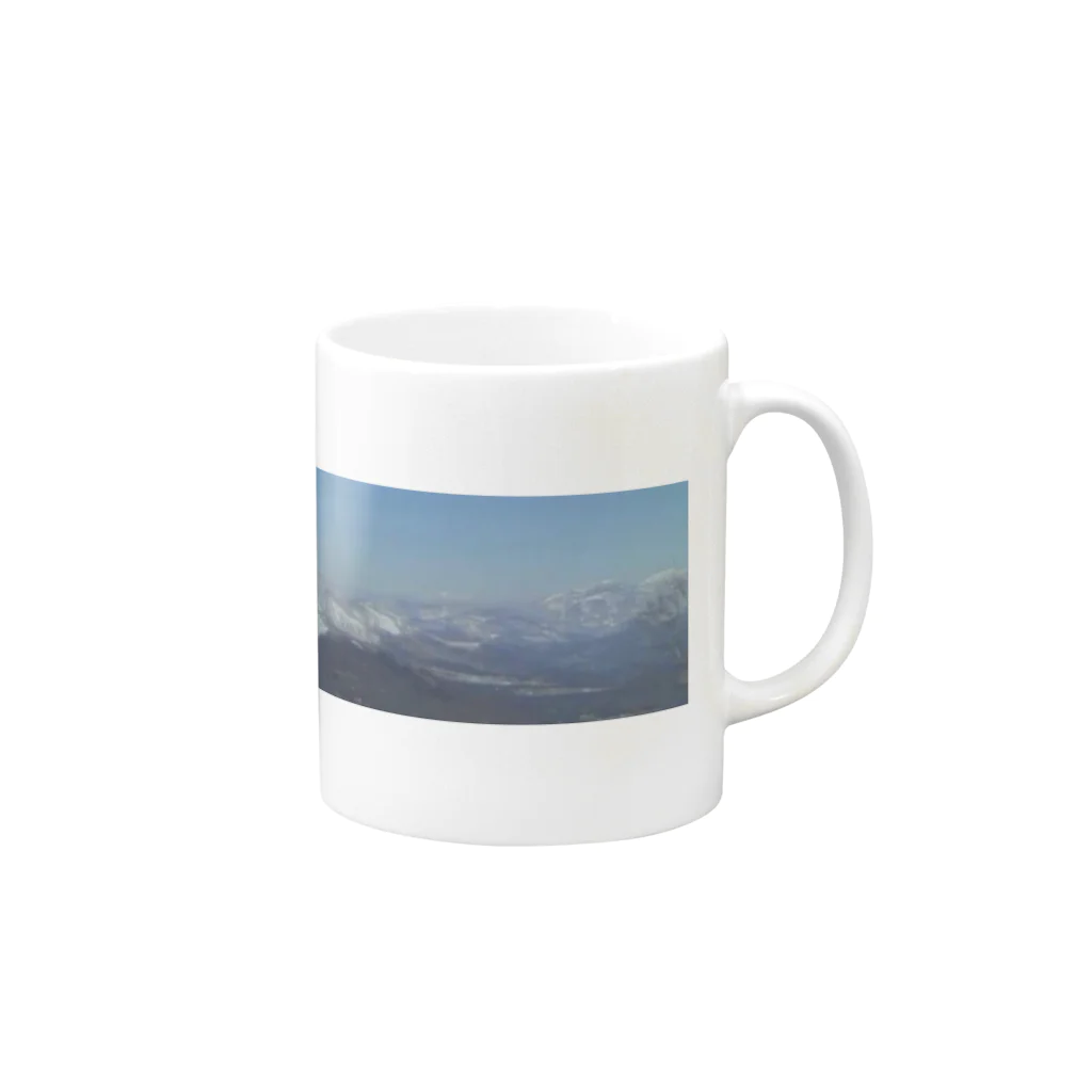 1234の山 Mug :right side of the handle