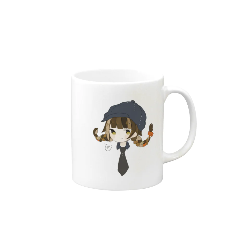 pprてんとのyuubinnposutoyasann Mug :right side of the handle