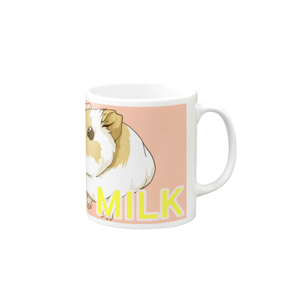 LichtmuhleのMILKちゃん Mug :right side of the handle