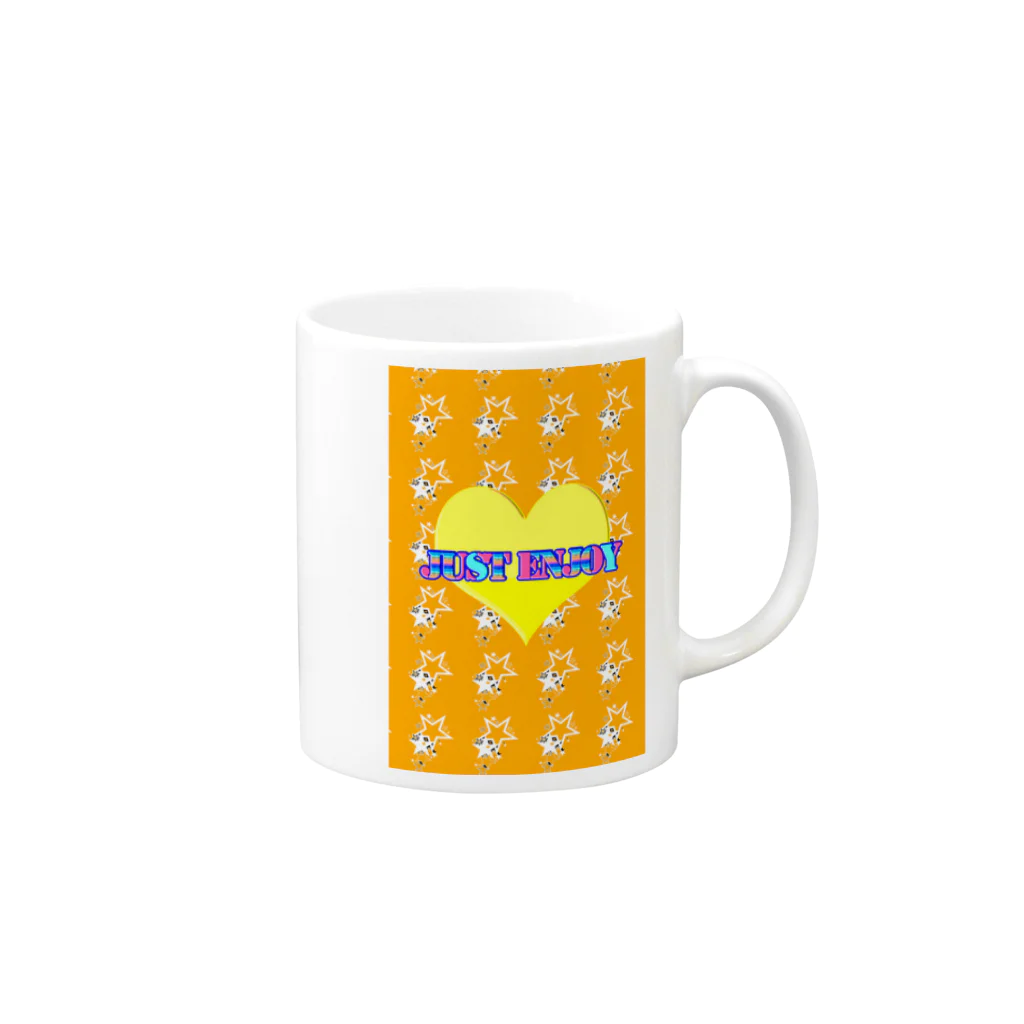 ColorfulLifeのJust Enjoy Mug :right side of the handle