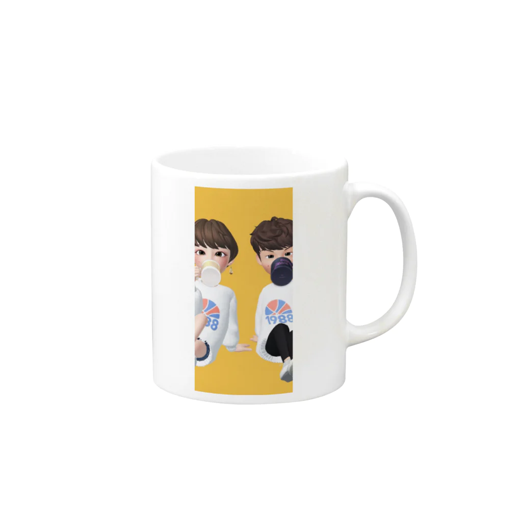 mippyのHBD Mug :right side of the handle