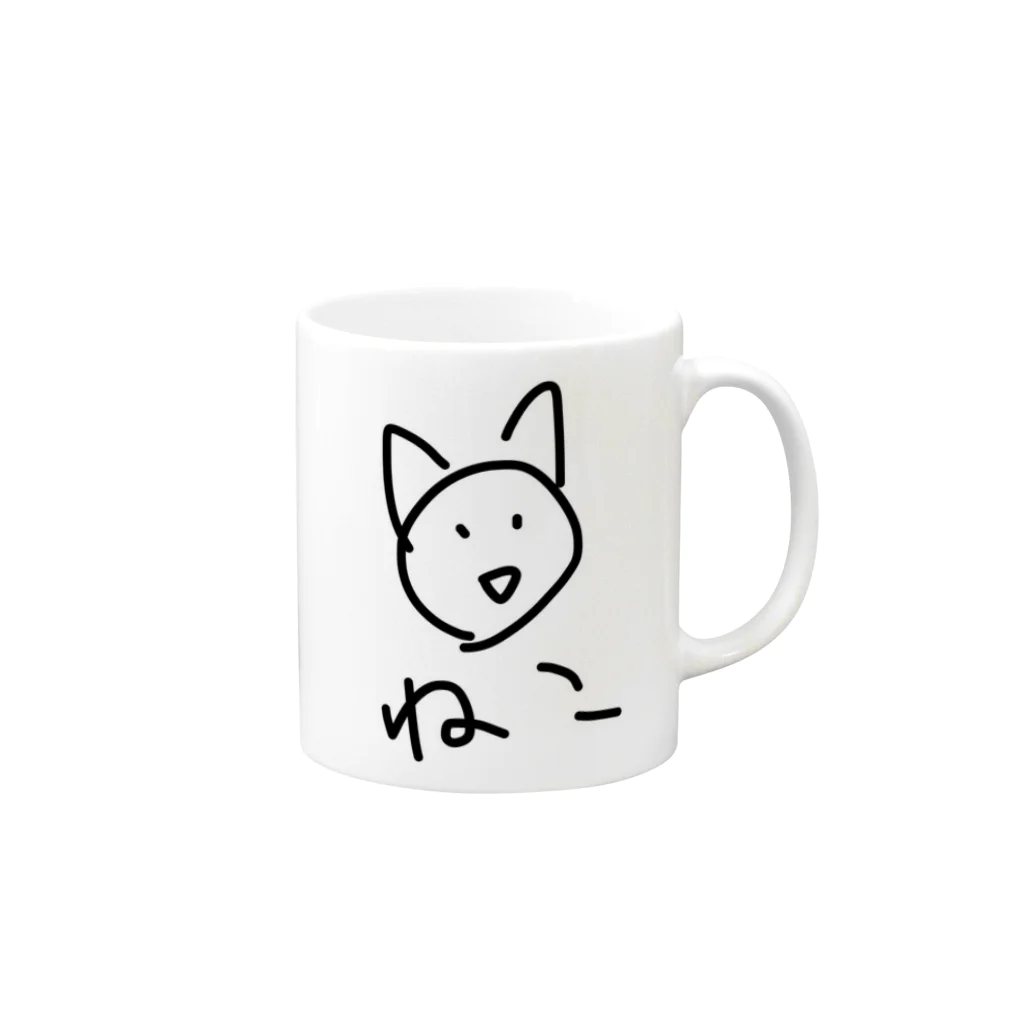 ゆるいお店。のねこさん Mug :right side of the handle