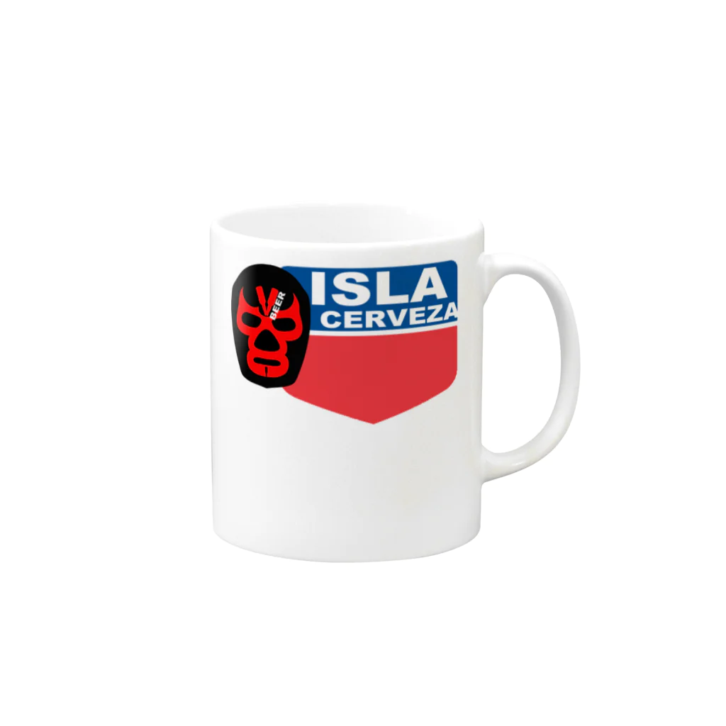 EARTH　ODYSSEYのNAME_TAG　ISLA　CERVEZA Mug :right side of the handle