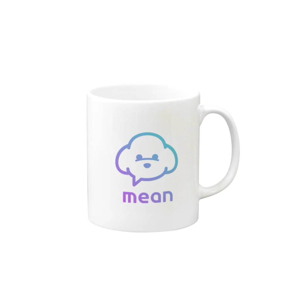 meanのmean_k マグカップの取っ手の右面