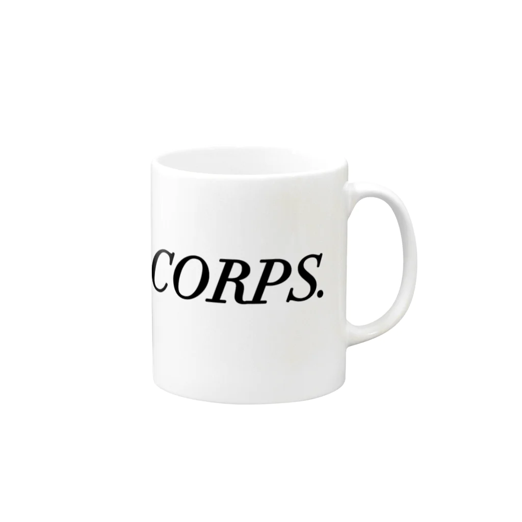 LANDiNG  CORPS.のLANDiNG  CORPS. ロゴシリーズ マグカップの取っ手の右面