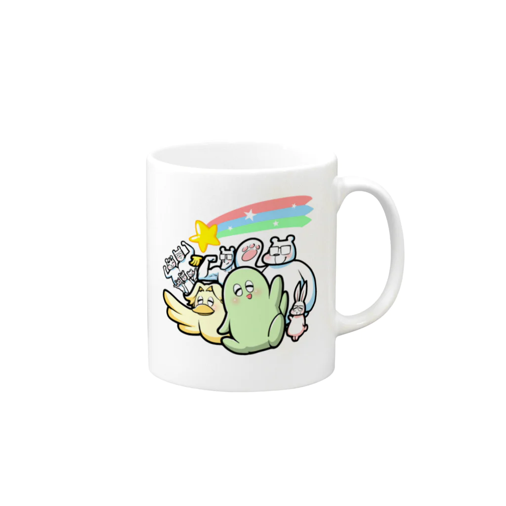 も～のも～さんの隙あらば自分語り Mug :right side of the handle