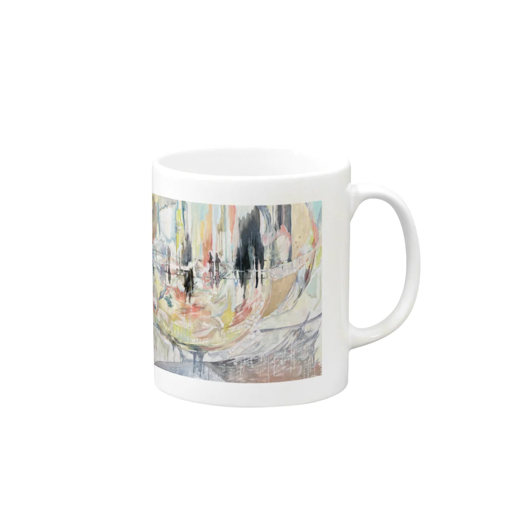 chiaki satoの Somewhere in Between Mug :right side of the handle