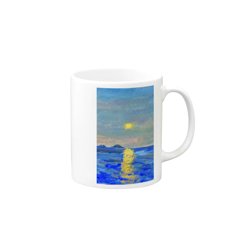 Eureka.Sのsunset Mug :right side of the handle