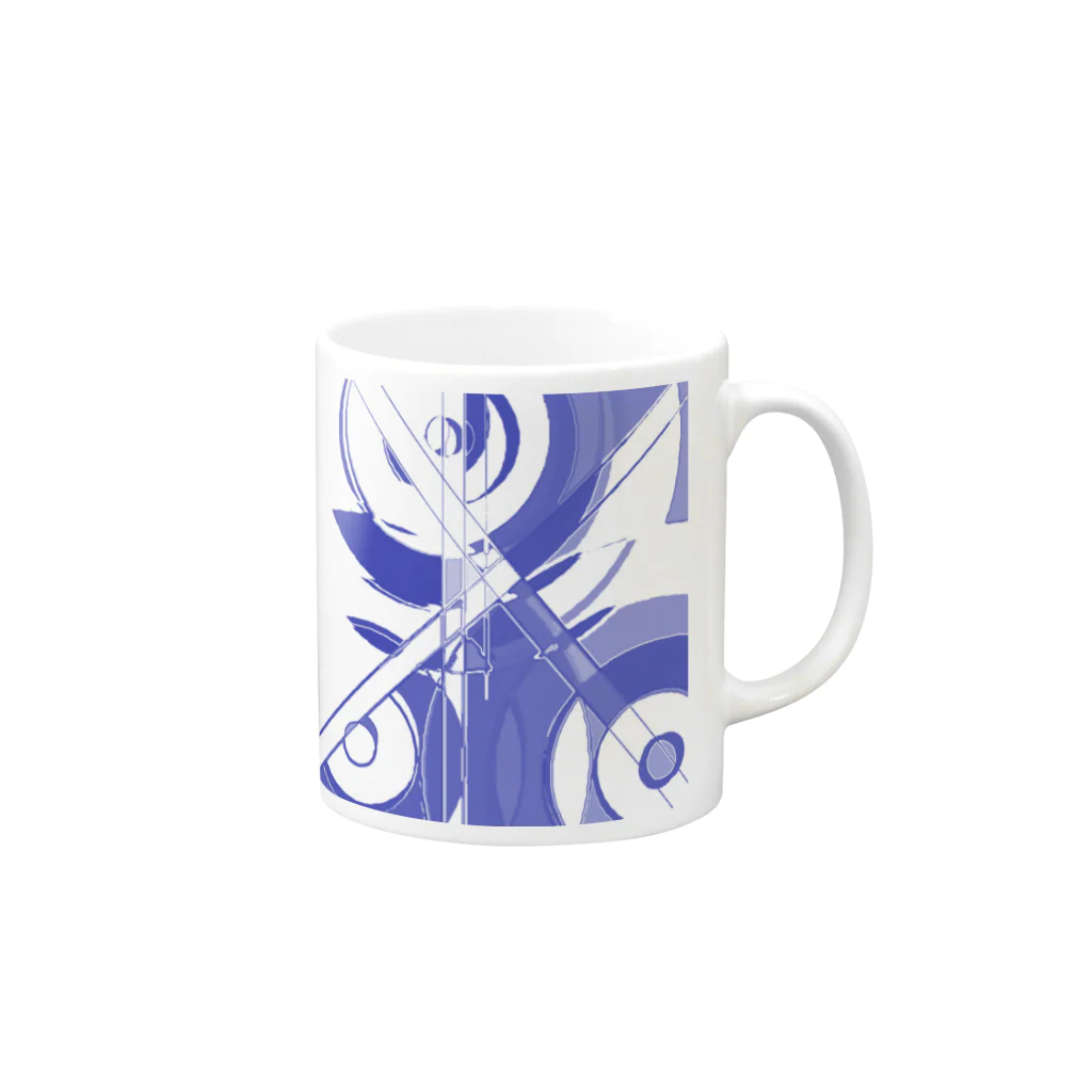 かっぺいしょっぷぅのウズマキ   トリマキ Mug :right side of the handle