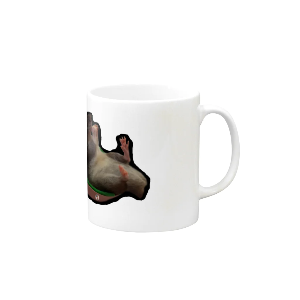 ラットさん「YouTube配信」のラットさんのアグちゃん Mug :right side of the handle