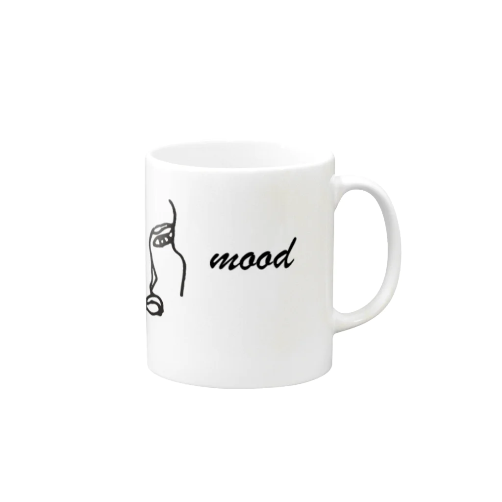 FocusTokyoのmood  Mug :right side of the handle