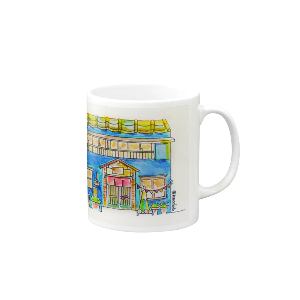 Shop Guest house Tokiwaのゲストハウスときわの春 Mug :right side of the handle