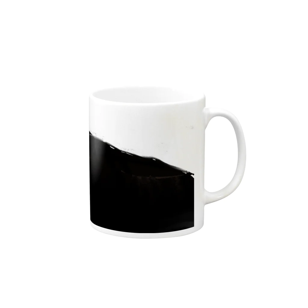 おみせのコーヒーにドボン Mug :right side of the handle