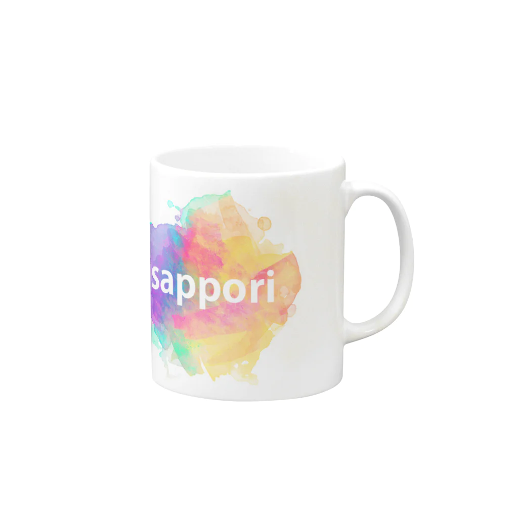 sappori BLOGのsappori original Mug :right side of the handle