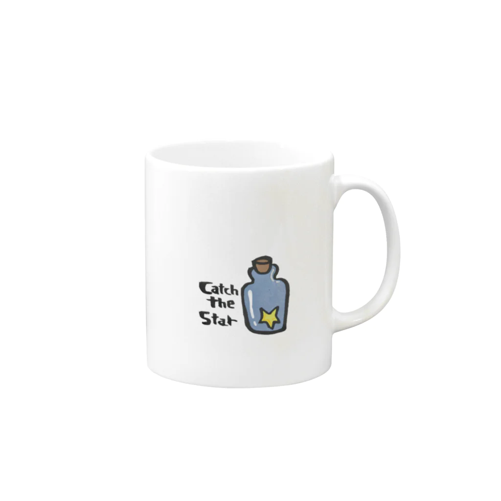 Mamiのほしとり Mug :right side of the handle