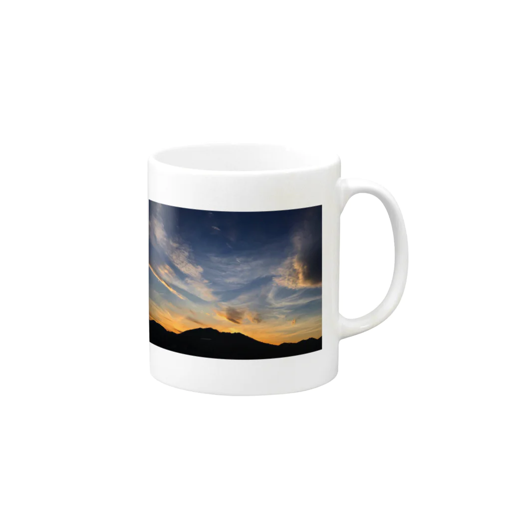 8jyoyaのあの日の空 Mug :right side of the handle