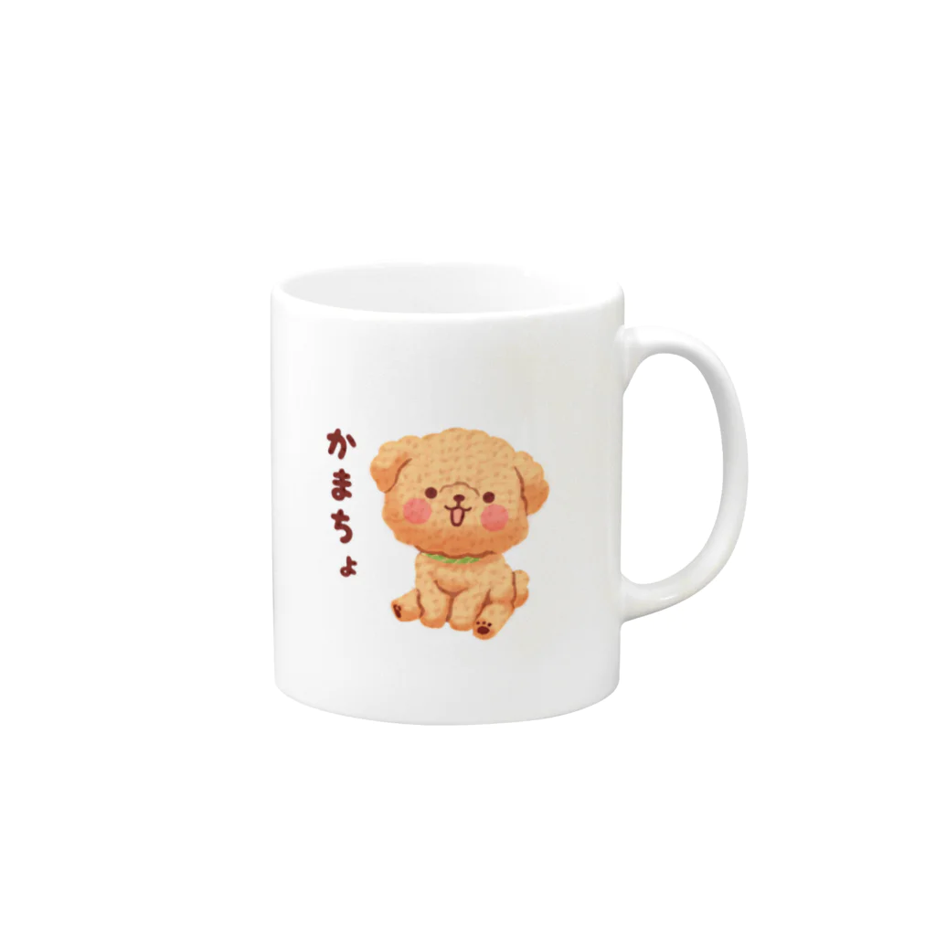 かまちょトイプードルのかまちょトイプードル Mug :right side of the handle