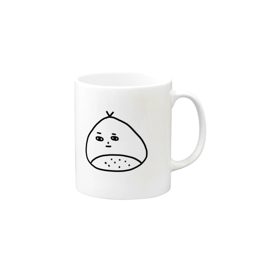 とんかつ太郎の店の栗専用 Mug :right side of the handle