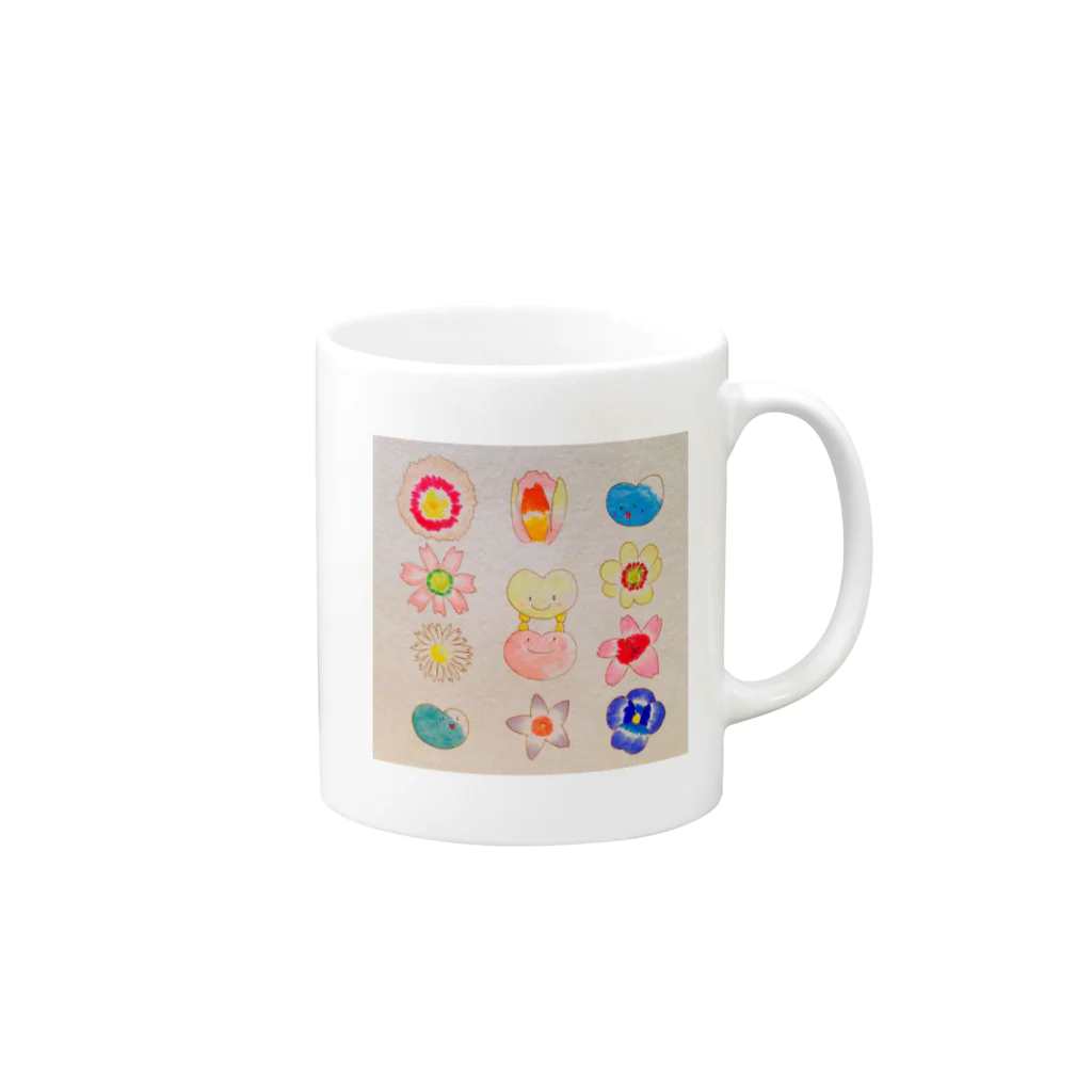 星のこどもたちのはーちゃんズ Mug :right side of the handle