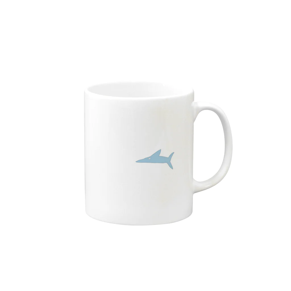 CHiiiSUKEのサメくん Mug :right side of the handle