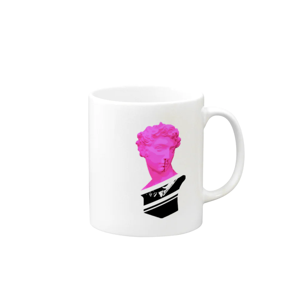 サトウ リンのvivid 1 Mug :right side of the handle