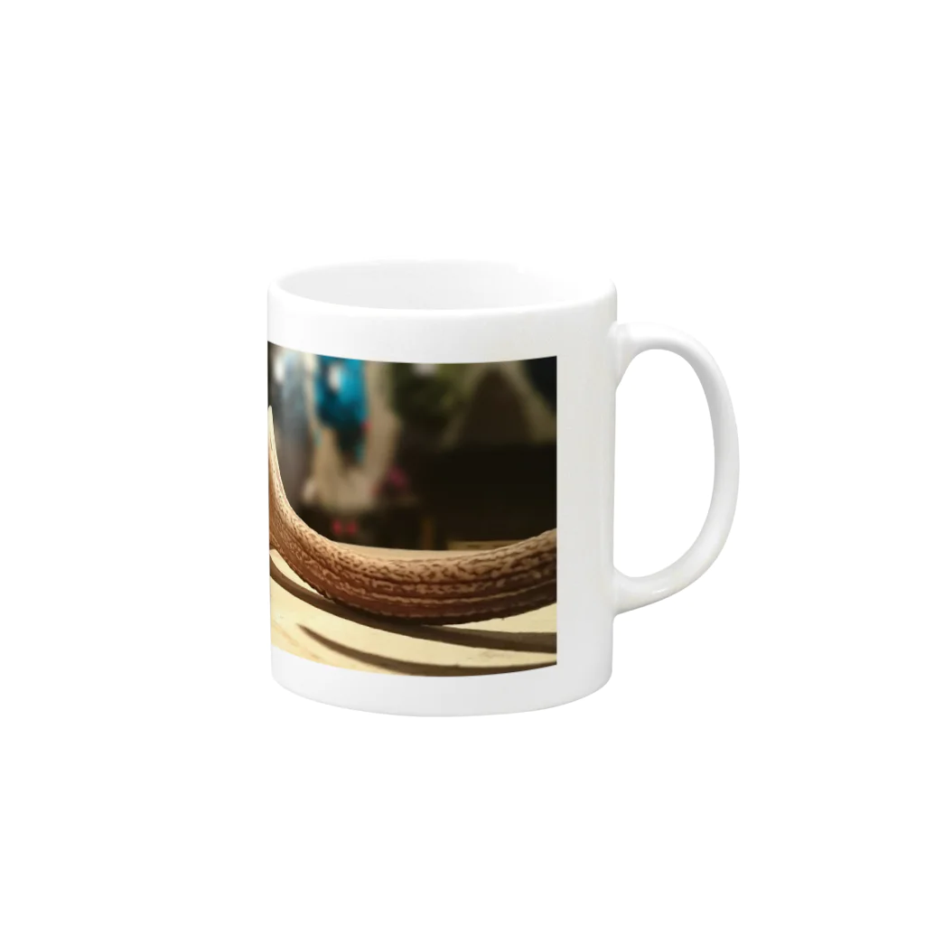 fattoriajapanの鹿の角 Mug :right side of the handle