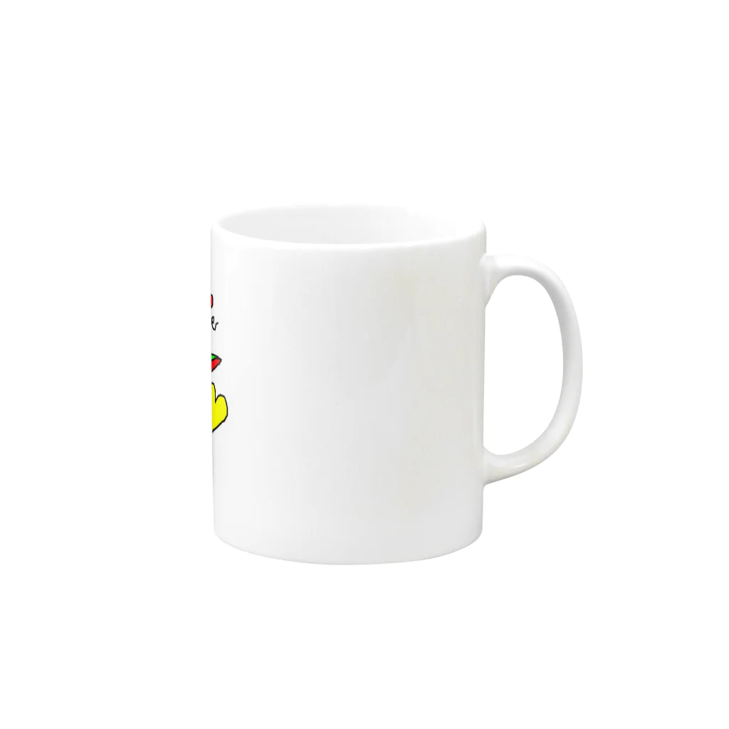 smile*me(スマイミー）'s shopのsmile*me～spring～ Mug :right side of the handle