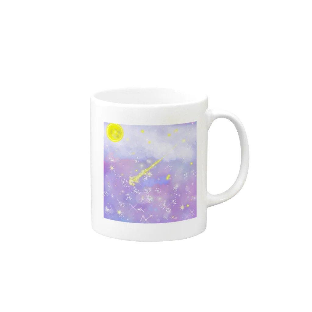 RyuNの夜空 Mug :right side of the handle