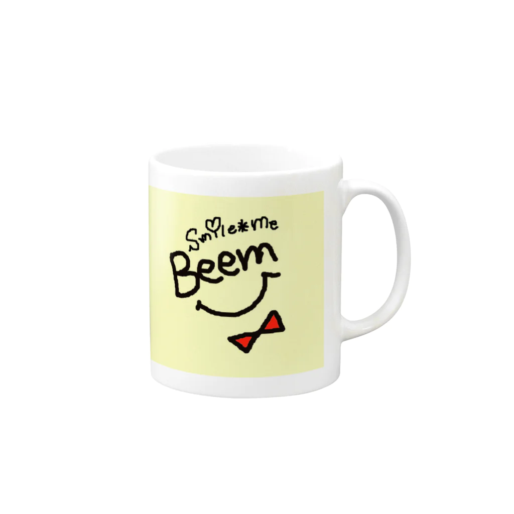 smile*me(スマイミー）'s shopのsmile*me～Hello!Beem!～ Mug :right side of the handle