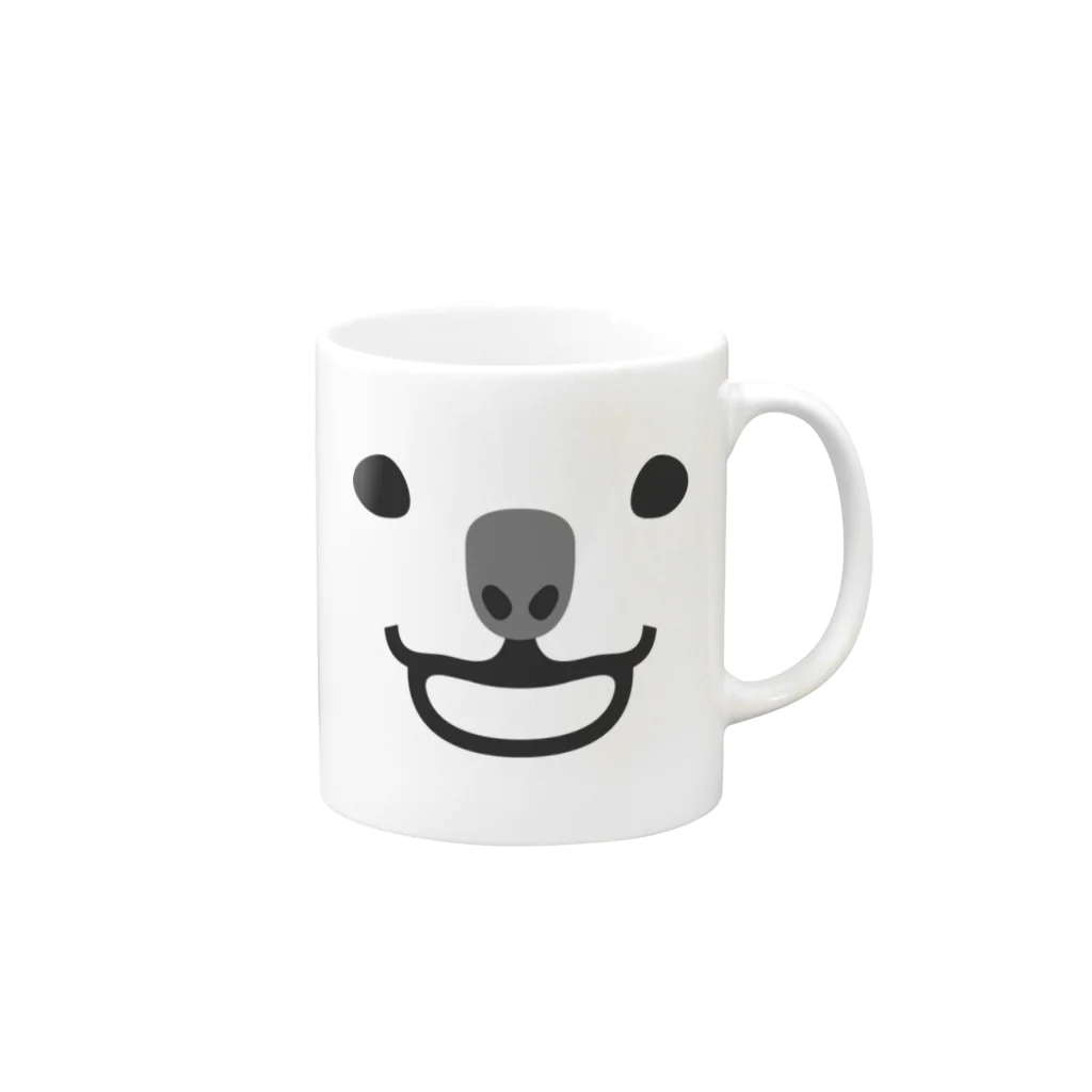 犬田猫三郎のコアラ Mug :right side of the handle