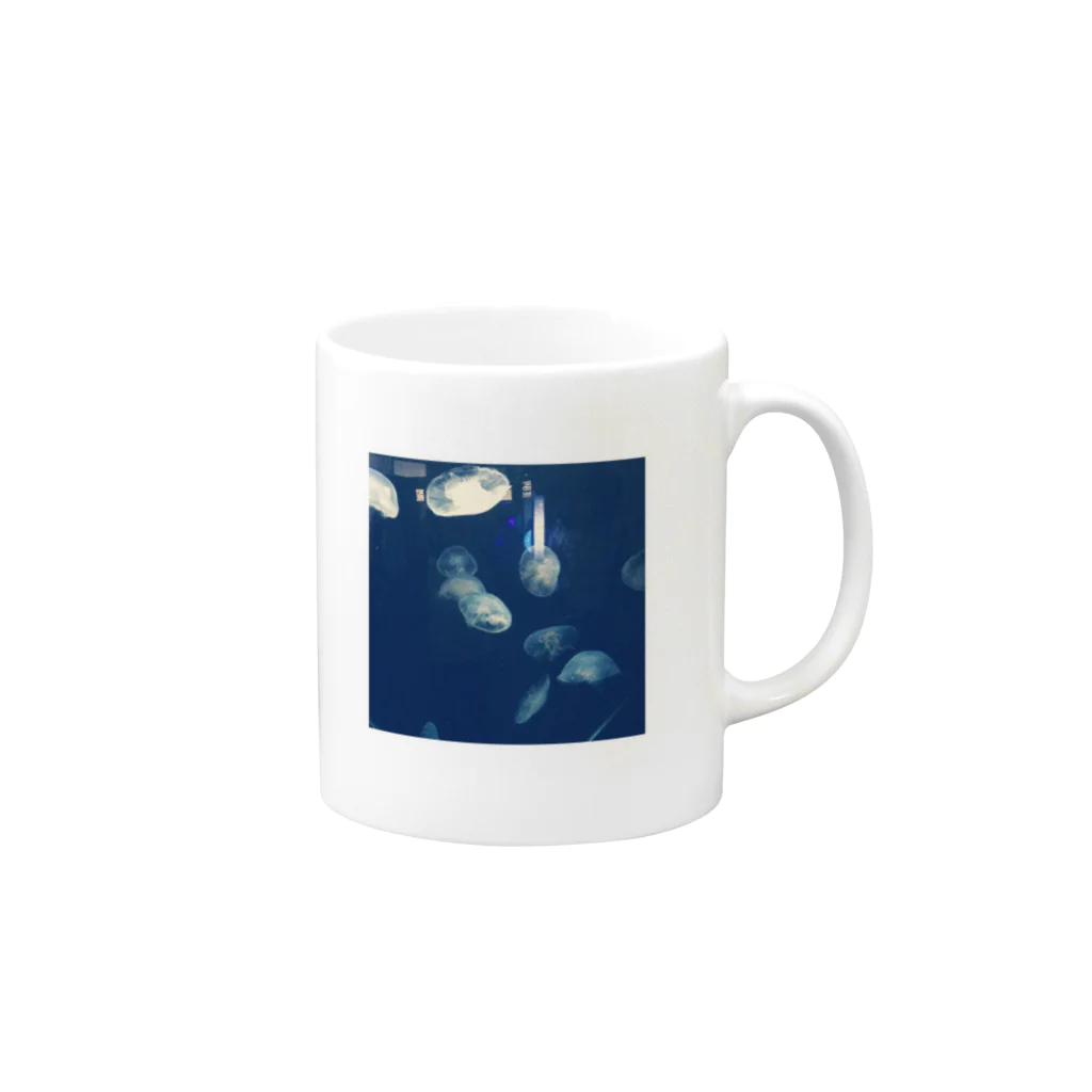 sea_0mのくらげ2 Mug :right side of the handle