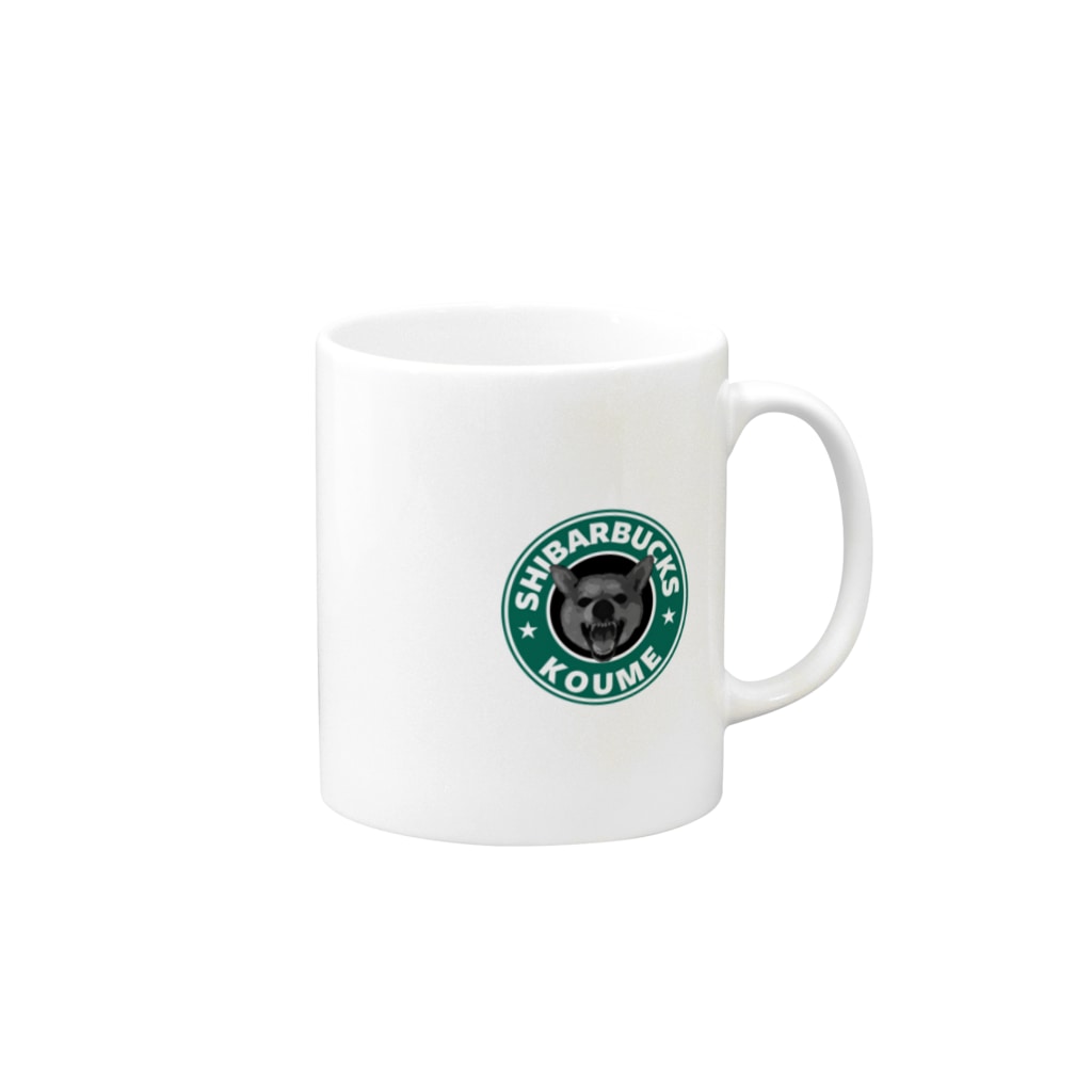 TKO.K9のSHIBARBUCKS Mug :right side of the handle