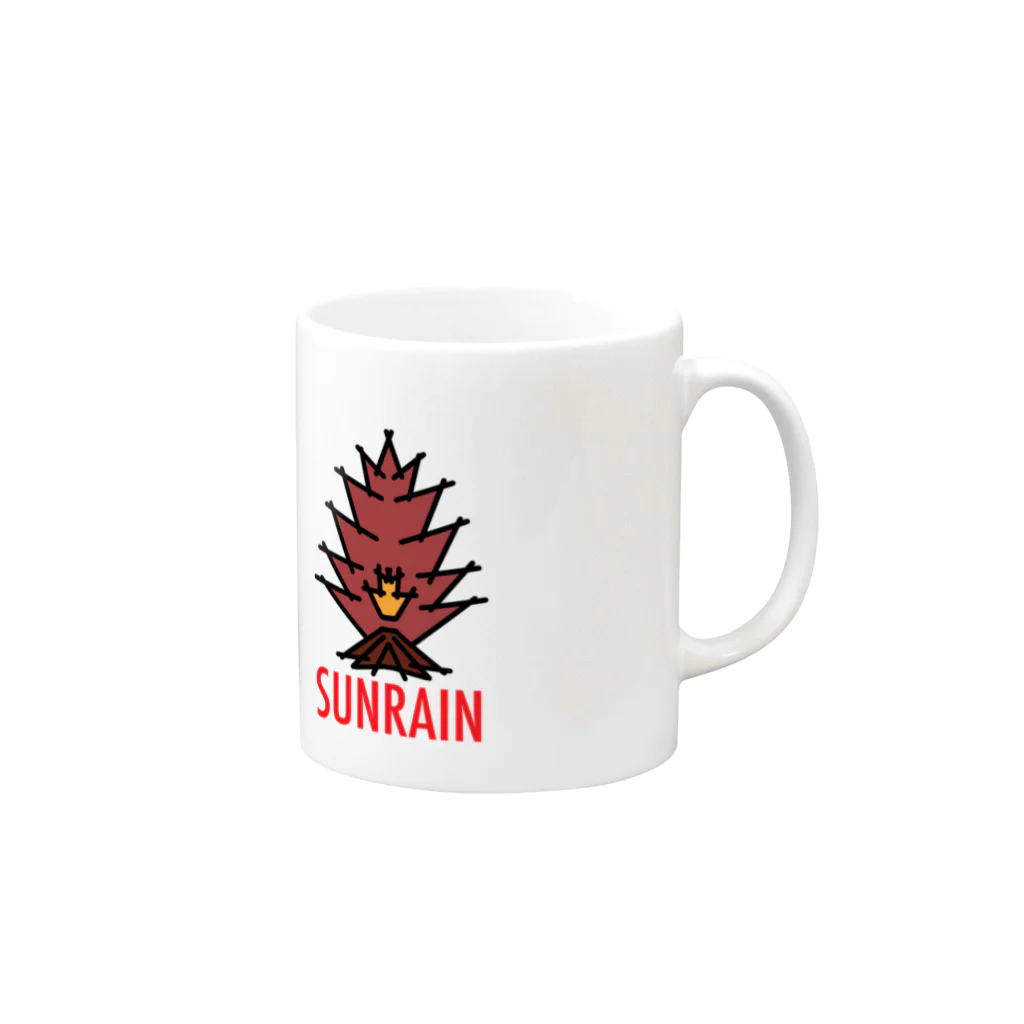 sunrainの焚火 Mug :right side of the handle