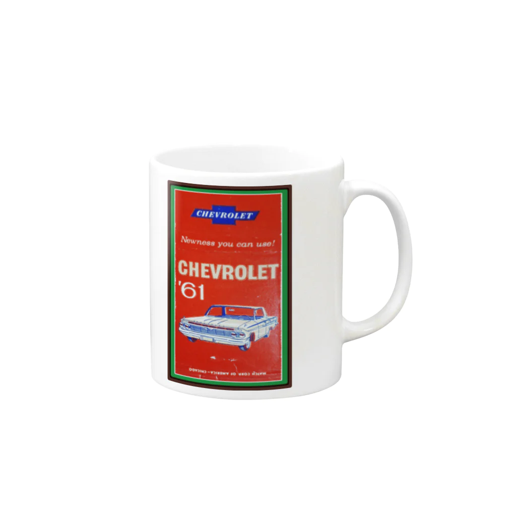 ★Rusteez★ by shop cocopariのCHEVROLET '61 Mug :right side of the handle