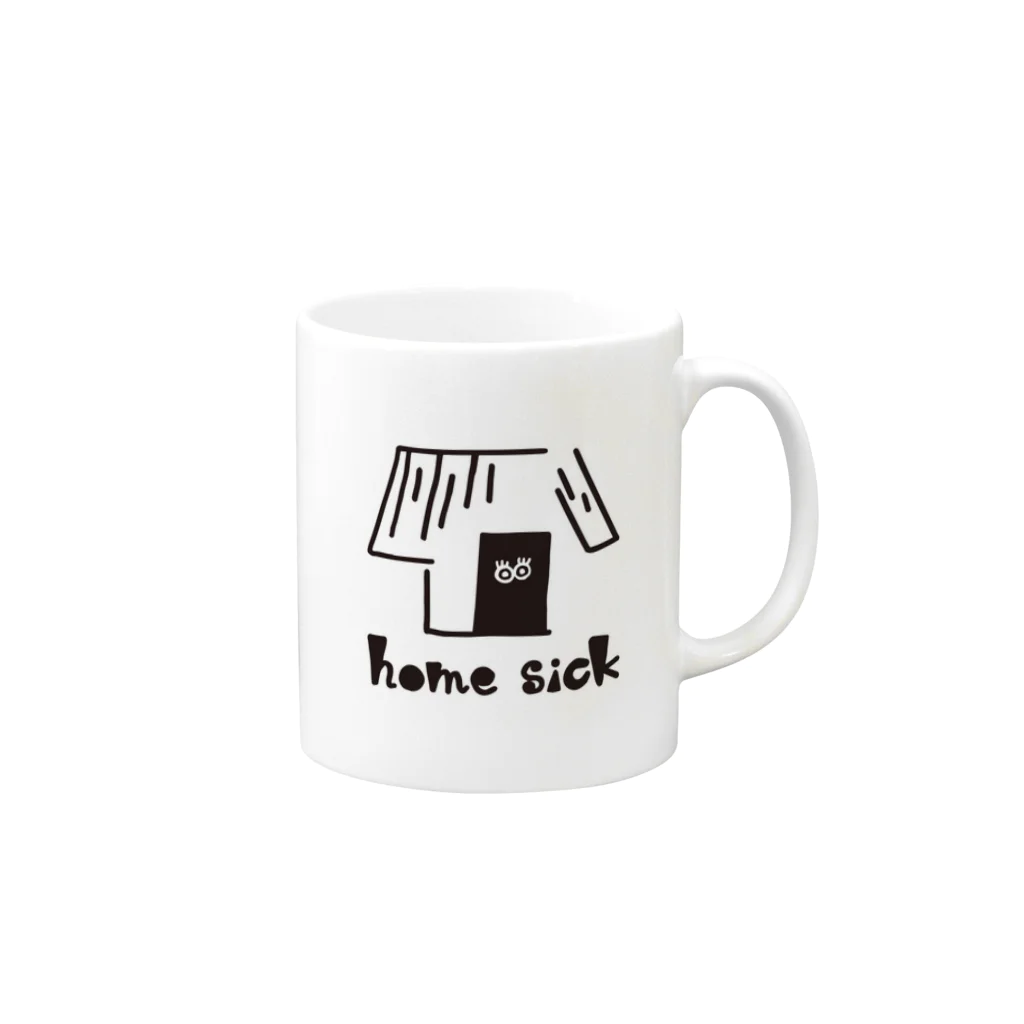 Chicchi Satoのhomesick Mug :right side of the handle