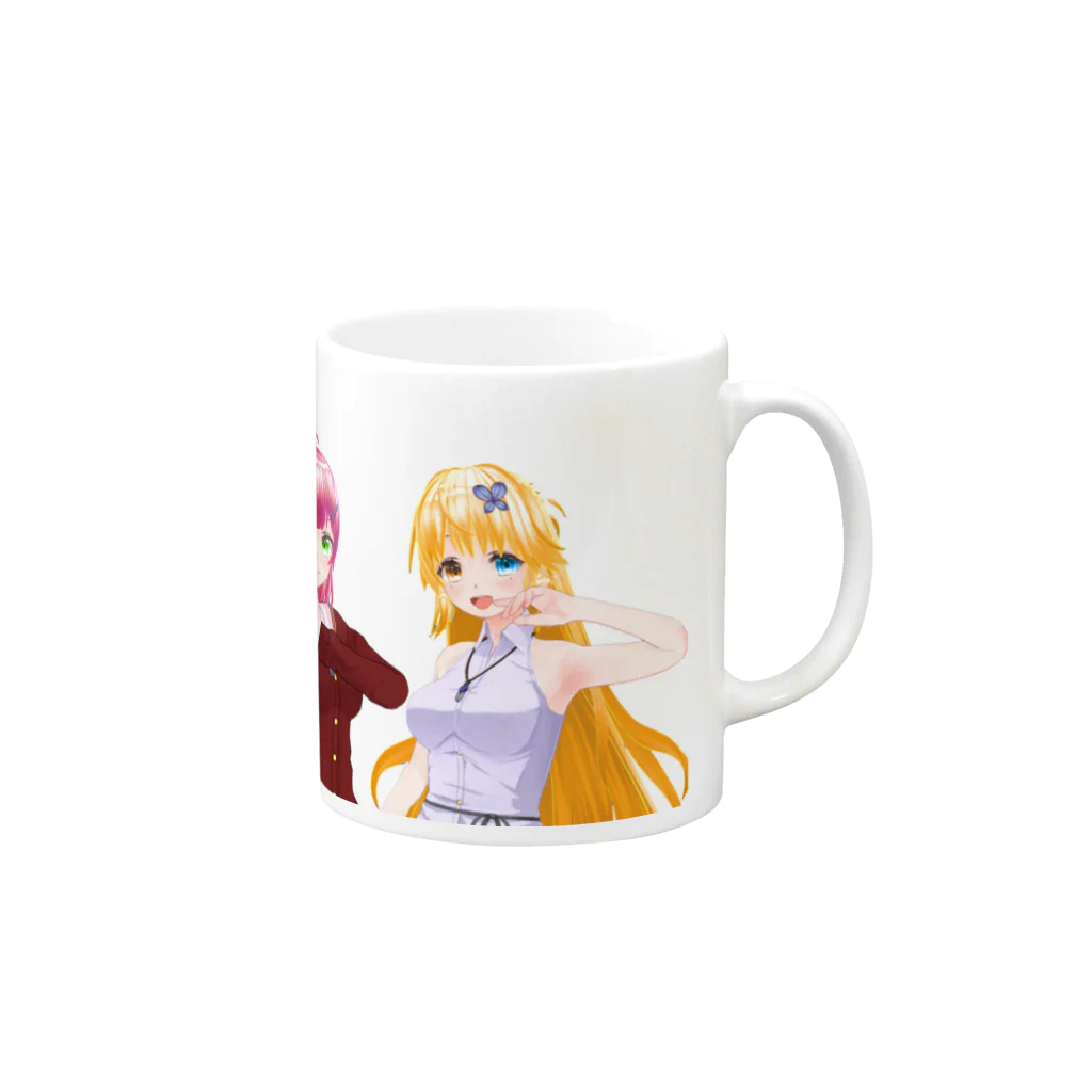 橘 凛音🎠YouTuberのRionsAiringうちの子集合 Mug :right side of the handle