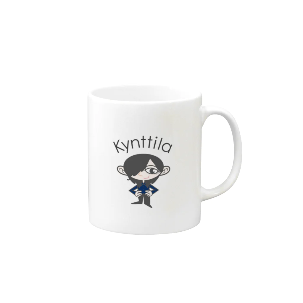 ふゆうのKynttilaくん Mug :right side of the handle