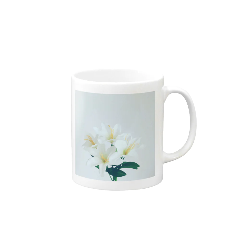 mælk landの花 Mug :right side of the handle