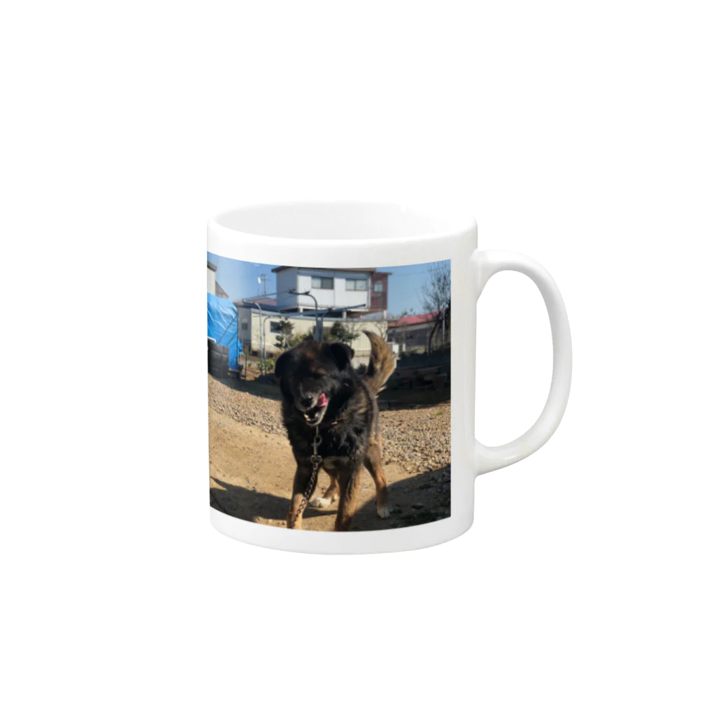 nonsenseSPの元気犬 Mug :right side of the handle