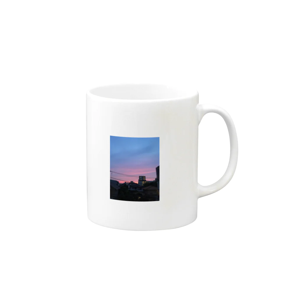 okimekkの夕暮れ Mug :right side of the handle