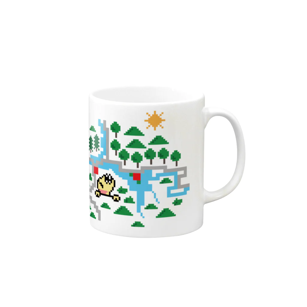 Waterski maniaのYasaka20 Mug :right side of the handle