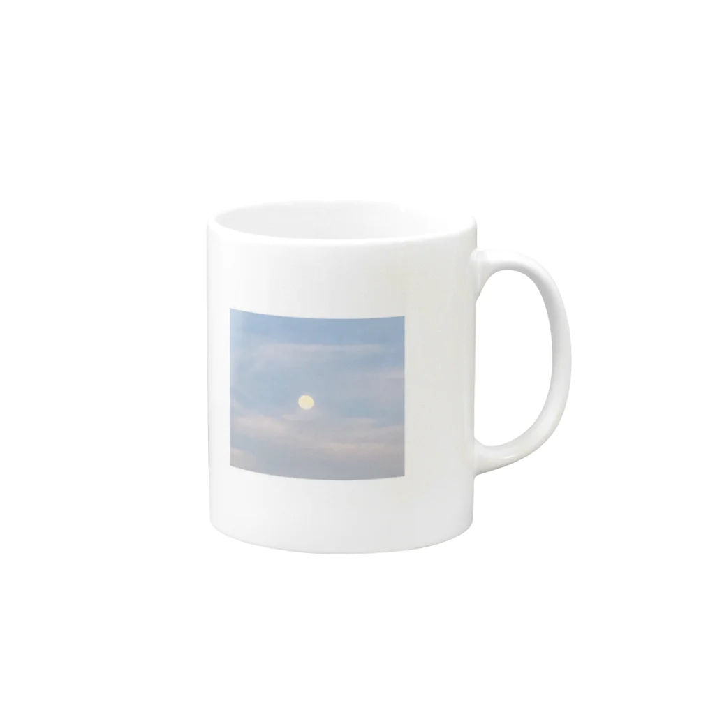 scene_の明日こそ挨拶できますように Mug :right side of the handle