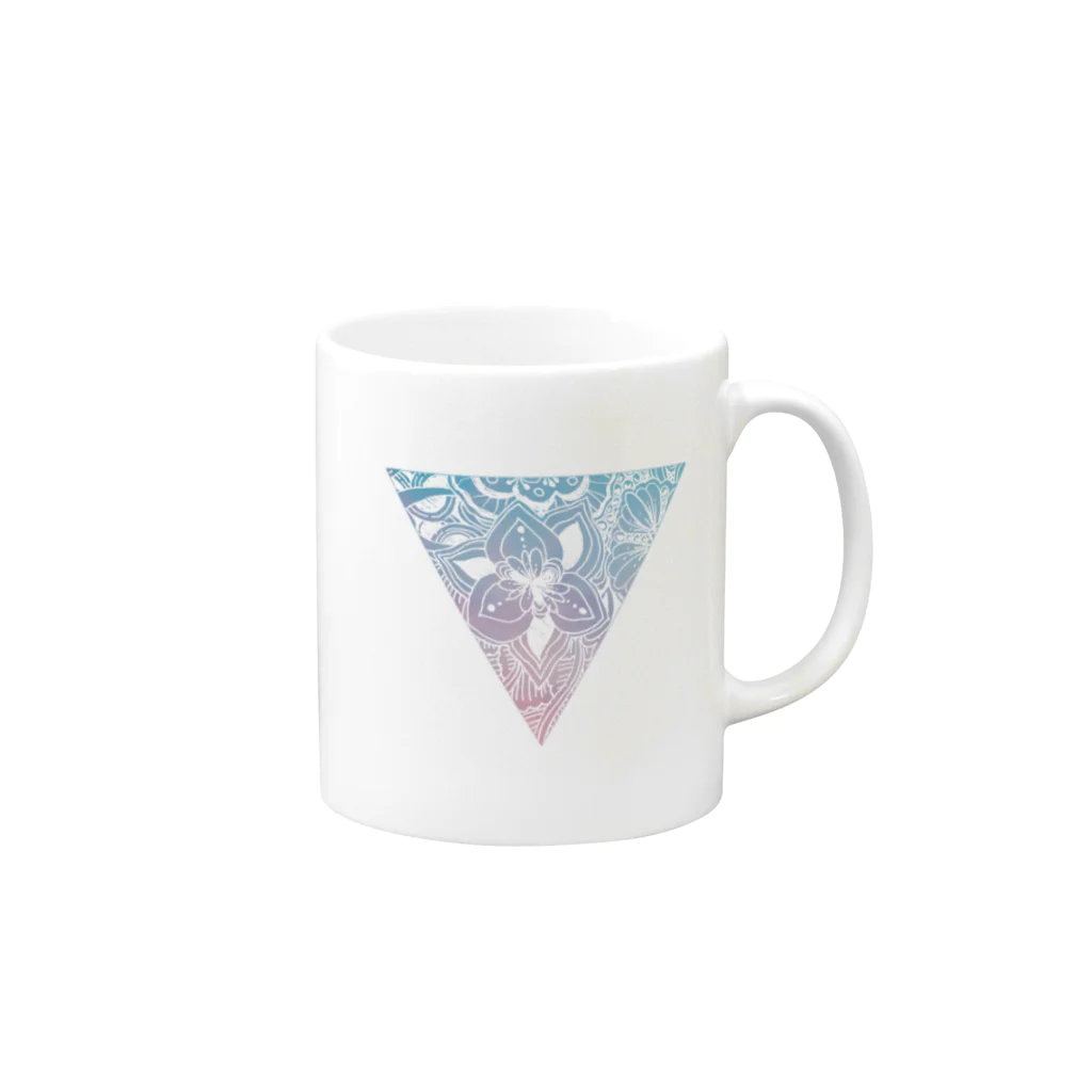 PaCHiのTriangleSky2 Mug :right side of the handle